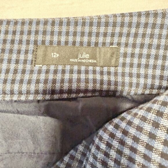 LOFT - Women’s Navy & Black Julie Pants - Size 12 Petite. - Picture 8 of 10